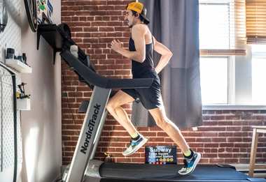 Analyse de course sur tapis (photo d'illustration)